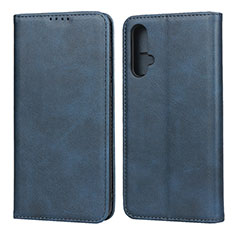 Coque Portefeuille Livre Cuir Etui Clapet T08 pour Huawei Nova 5 Pro Bleu