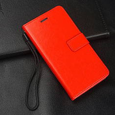 Coque Portefeuille Livre Cuir Etui Clapet T08 pour Huawei Nova 5i Rouge