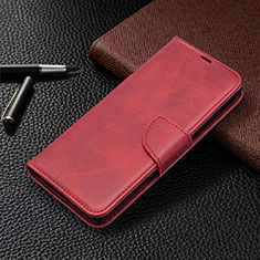 Coque Portefeuille Livre Cuir Etui Clapet T08 pour Samsung Galaxy Note 20 5G Rouge