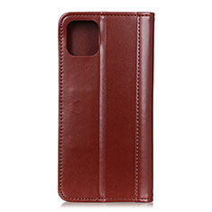 Coque Portefeuille Livre Cuir Etui Clapet T08 pour Xiaomi Mi 11 Lite 5G NE Marron