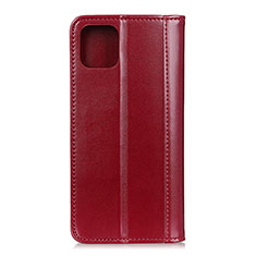 Coque Portefeuille Livre Cuir Etui Clapet T08 pour Xiaomi Mi 11 Lite 5G NE Rouge