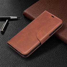 Coque Portefeuille Livre Cuir Etui Clapet T08 pour Xiaomi Redmi 9i Marron