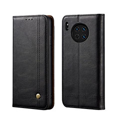 Coque Portefeuille Livre Cuir Etui Clapet T09 pour Huawei Mate 30 5G Noir