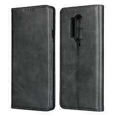 Coque Portefeuille Livre Cuir Etui Clapet T09 pour OnePlus 8 Pro Noir
