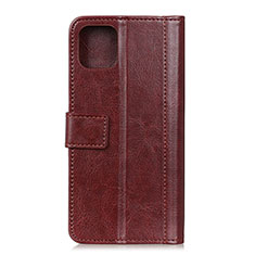 Coque Portefeuille Livre Cuir Etui Clapet T09 pour Xiaomi Mi 11 5G Marron