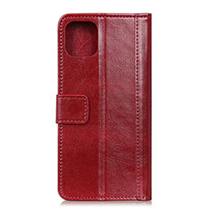 Coque Portefeuille Livre Cuir Etui Clapet T09 pour Xiaomi Mi 11 Lite 5G Rouge