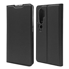 Coque Portefeuille Livre Cuir Etui Clapet T09 pour Xiaomi Mi Note 10 Pro Noir