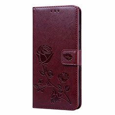 Coque Portefeuille Livre Cuir Etui Clapet T09 pour Xiaomi Redmi 10X 4G Marron