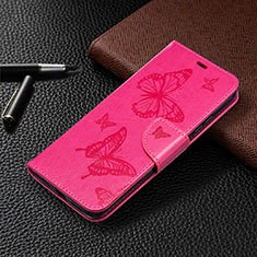 Coque Portefeuille Livre Cuir Etui Clapet T09 pour Xiaomi Redmi 9i Rose Rouge