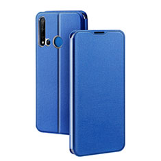 Coque Portefeuille Livre Cuir Etui Clapet T10 pour Huawei Nova 5i Bleu