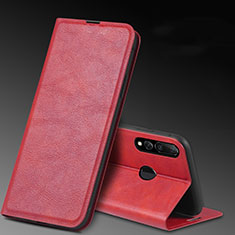 Coque Portefeuille Livre Cuir Etui Clapet T11 pour Huawei Honor 20 Lite Rouge