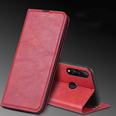 Coque Portefeuille Livre Cuir Etui Clapet T11 pour Huawei Honor 20i Rouge