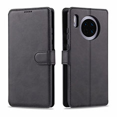 Coque Portefeuille Livre Cuir Etui Clapet T11 pour Huawei Mate 30 Noir