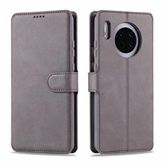 Coque Portefeuille Livre Cuir Etui Clapet T11 pour Huawei Mate 30 Pro Gris