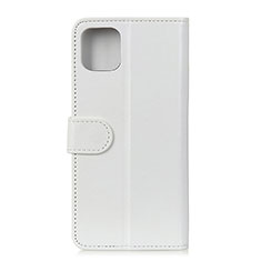 Coque Portefeuille Livre Cuir Etui Clapet T11 pour Xiaomi Mi 11 Lite 5G Blanc