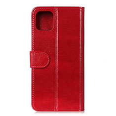 Coque Portefeuille Livre Cuir Etui Clapet T11 pour Xiaomi Mi 11 Lite 5G NE Rouge