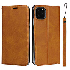 Coque Portefeuille Livre Cuir Etui Clapet T12 pour Apple iPhone 11 Pro Max Orange