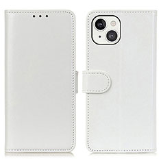 Coque Portefeuille Livre Cuir Etui Clapet T12 pour Apple iPhone 13 Mini Blanc