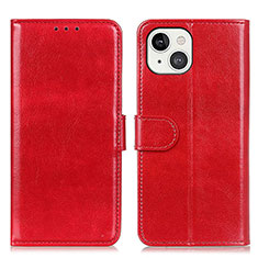 Coque Portefeuille Livre Cuir Etui Clapet T12 pour Apple iPhone 13 Rouge