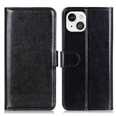 Coque Portefeuille Livre Cuir Etui Clapet T12 pour Apple iPhone 15 Noir