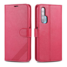 Coque Portefeuille Livre Cuir Etui Clapet T12 pour Huawei Honor 20 Pro Rouge