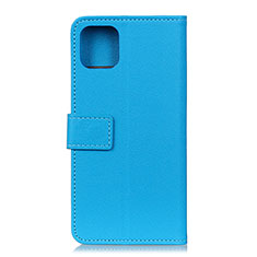 Coque Portefeuille Livre Cuir Etui Clapet T12 pour Xiaomi Mi 11 Lite 4G Bleu