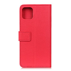 Coque Portefeuille Livre Cuir Etui Clapet T12 pour Xiaomi Mi 11 Lite 4G Rouge