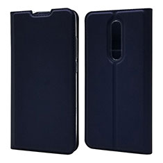 Coque Portefeuille Livre Cuir Etui Clapet T12 pour Xiaomi Mi 9T Bleu