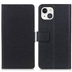 Coque Portefeuille Livre Cuir Etui Clapet T14 pour Apple iPhone 13 Mini Noir