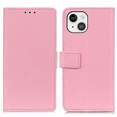 Coque Portefeuille Livre Cuir Etui Clapet T14 pour Apple iPhone 13 Mini Rose