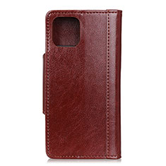 Coque Portefeuille Livre Cuir Etui Clapet T14 pour Xiaomi Mi 11 5G Marron