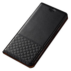 Coque Portefeuille Livre Cuir Etui Clapet T14 pour Xiaomi Redmi Note 8T Noir