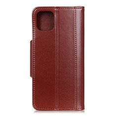 Coque Portefeuille Livre Cuir Etui Clapet T15 pour Xiaomi Mi 11 Lite 5G Marron