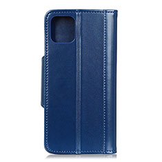 Coque Portefeuille Livre Cuir Etui Clapet T15 pour Xiaomi Mi 11 Lite 5G NE Bleu