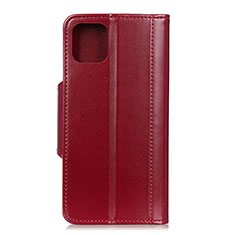 Coque Portefeuille Livre Cuir Etui Clapet T15 pour Xiaomi Mi 11 Lite 5G Rouge