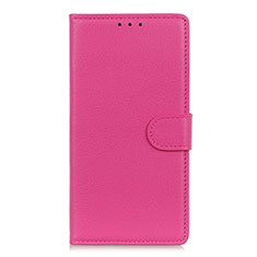 Coque Portefeuille Livre Cuir Etui Clapet T16 pour Samsung Galaxy Note 20 Ultra 5G Rose Rouge