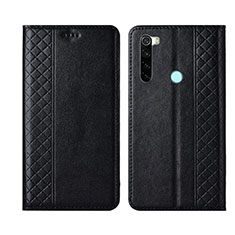 Coque Portefeuille Livre Cuir Etui Clapet T16 pour Xiaomi Redmi Note 8T Noir