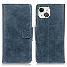 Coque Portefeuille Livre Cuir Etui Clapet T17 pour Apple iPhone 13 Bleu