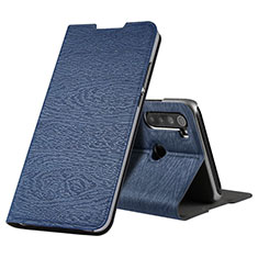 Coque Portefeuille Livre Cuir Etui Clapet T17 pour Xiaomi Redmi Note 8 (2021) Bleu