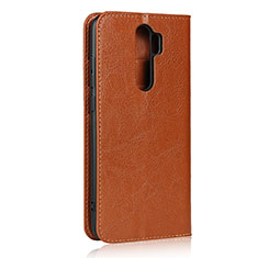 Coque Portefeuille Livre Cuir Etui Clapet T17 pour Xiaomi Redmi Note 8 Pro Orange