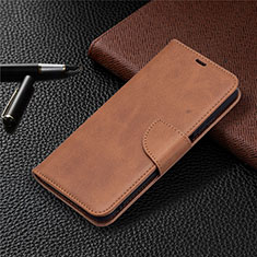 Coque Portefeuille Livre Cuir Etui Clapet T18 pour Xiaomi Poco M3 Marron