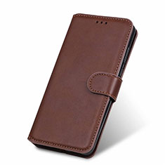 Coque Portefeuille Livre Cuir Etui Clapet T19 pour Huawei P40 Marron