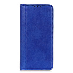 Coque Portefeuille Livre Cuir Etui Clapet T19 pour Samsung Galaxy Note 20 5G Bleu