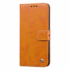 Coque Portefeuille Livre Cuir Etui Clapet T20 pour Huawei P40 Orange