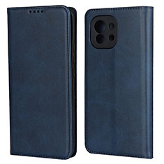 Coque Portefeuille Livre Cuir Etui Clapet T20 pour Xiaomi Mi 11 Lite 4G Bleu