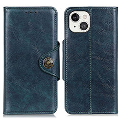 Coque Portefeuille Livre Cuir Etui Clapet T21 pour Apple iPhone 13 Bleu