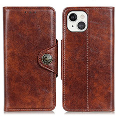 Coque Portefeuille Livre Cuir Etui Clapet T21 pour Apple iPhone 13 Mini Marron