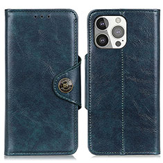 Coque Portefeuille Livre Cuir Etui Clapet T21 pour Apple iPhone 13 Pro Bleu