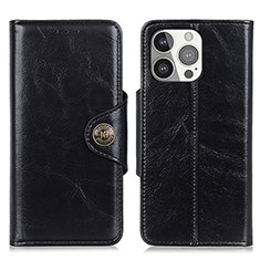 Coque Portefeuille Livre Cuir Etui Clapet T21 pour Apple iPhone 13 Pro Noir