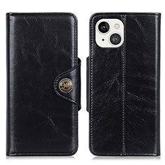 Coque Portefeuille Livre Cuir Etui Clapet T21 pour Apple iPhone 15 Noir